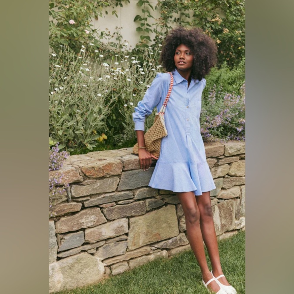 Tuckernuck Chambray Callahan Shirt Dress. Size S. Cotton & Linen. NWOT